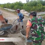 Hadir Di Tengah Masyarakat Sertu Nurkayadi Turut Bangun Saluran Irigasi