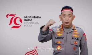 Kapolri di HUT RI ke-79 Semangat Baru untuk Nusantara Baru, Indonesia Maju