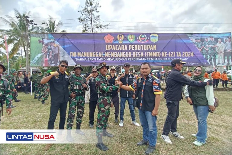 LSM GMBI KSM Pancatengah Ikut Serta dalam Acara Penutupan Program TMMD Ke-121