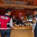 Cegah Penimbunan Bahan Pokok, Sat Samapta Polres Ciamis Patroli di Pasar Manis Ciamis