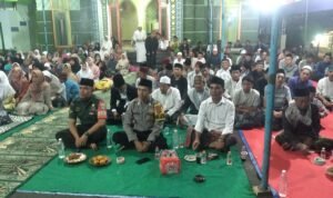 Polsek Cikoneng Polres Ciamis Ikuti Acara Maulid Nabi di Desa Gegempalan