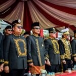 Lestarikan Kebudaya, Danrem 091/ASN Bersama Dandim 0906/Kutai Kartanegara Hadiri Pembukaan Erau