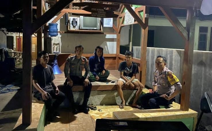 Cegah Tindak Kriminalitas di Malam Hari, Polsek Pamarican Polres Ciamis Intensifkan Patroli Biru
