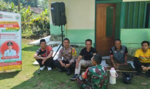 Cooling System, Polsek Cijeungjing Polres Ciamis Koorkom Kamtibmas Jelang Pilkada di Desa Kertaharja