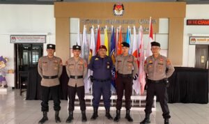 Satgas Preventif Presisi Polres Ciamis Bersiaga dan Amankan Proses Tahapan Pilkada di KPU