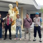 Enam Personel Polres Ciamis Siagakan Personel di Gereja Katolik Santo Yohanes Pembabtis Ciamis