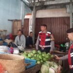 Cegah Penimbunan Bahan Pokok, Sat Samapta Polres Ciamis Patroli di Pasar Subuh Ciamis