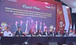 Pengumuman Nomor Urut Paslon Cagub - Cawagub Jabar Tahun 2024