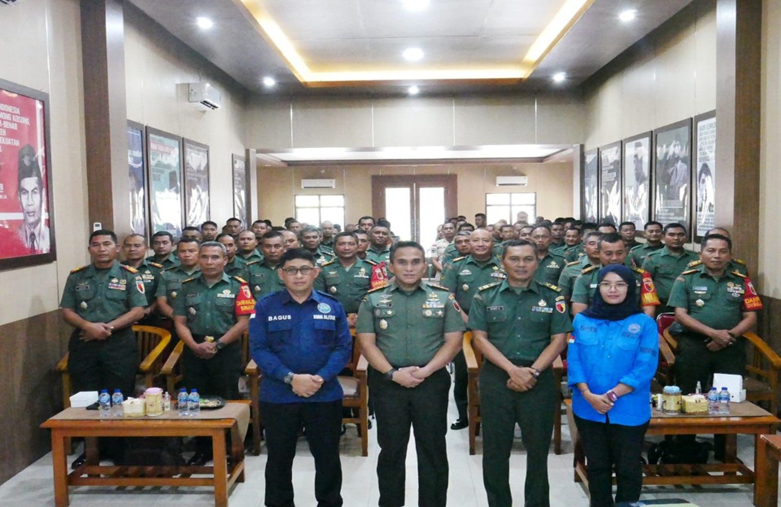 Cegah Bahaya Narkoba Kodim 0808/Blitar Gandeng BNN Kabupaten Blitar Adakan Penyuluhan Pada Anggota