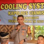 Cooling System, Kapolres Ciamis Koorkom Kamtibmas Jelang Pilkada di Desa Dewasari