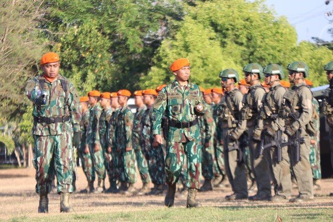 Upacara dan Syukuran dalam rangka Peringatan HUT Wing Komando II Kopasgat Ke-25