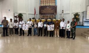 Dandim 1706/Nduga Hadiri Rapat Penetapan Nomor Urut Calon Bupati dan Wakil Bupati Nduga