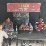 Cipta Kondisi, Polres Ciamis Patroli Dialogis ke Kantor Penyelenggara Pilkada Jaga Kondusifitas