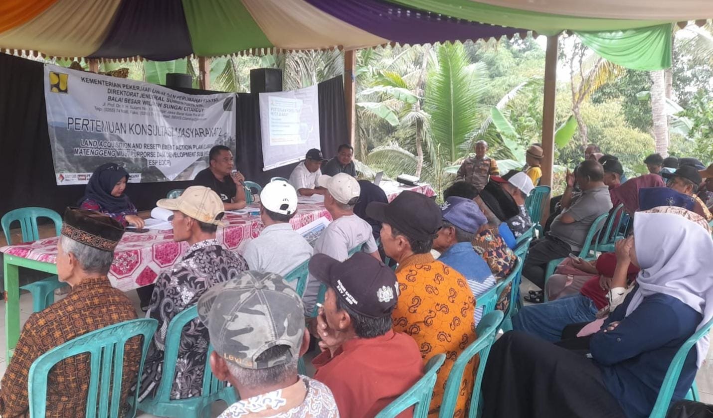 Ops Mantap Praja, Polsek Rancah Polres Ciamis Cooling System Saat Pertemuan Amdal Matenggeng