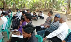 Polsek Cikoneng Polres Ciamis Ikuti Sosialisasi Perubahan RPJMDes 2022-2028 di Desa Nasol