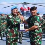 KRI Diponegoro-365 Terima Kunjungan Kerja Tim Pusinfomar TNI