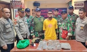 TNI AL Kembali Berhasil Gagalkan Penyelundupan Ganja di Pelabuhan Laut Jayapura
