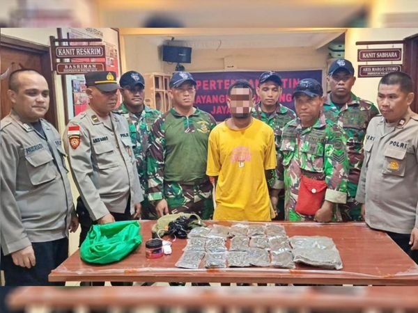 TNI AL Kembali Berhasil Gagalkan Penyelundupan Ganja di Pelabuhan Laut Jayapura
