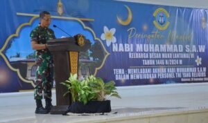 Prajurit Yonmarhanlan VI ikuti Peringatan Maulid Nabi Muhammad SAW 1446 H/2024 M