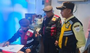 Sat Samapta Polres Ciamis Koordinasi Bersama Satpam Perbankan Antisipasi Bahaya Kamtibmas