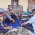 Ops Mantap Praja, Polsek Rancah Polres Ciamis Cooling System ke Tokoh Desa Kaso Tambaksari