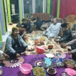 Polsek Kawali Polres Ciamis Ikuti Acara Maulid Nabi di Desa Awiluar Lumbung