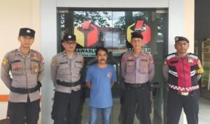 Cipta Kondisi, Polres Ciamis Patroli Dialogis ke Kantor Bawaslu Jaga Kondusifitas