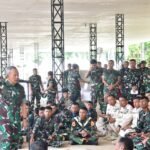 DANKORMAR TINJAU GLADI KOTOR PERTAMA LATIHAN UPACARA HUT TNI