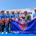 Praka Aditya Firmansyah Dari Satbravo 90 Kopasgat Raih Juara 3 Dalam Open Tournament Modern Pentathlon Piala Kasau Cup 2024
