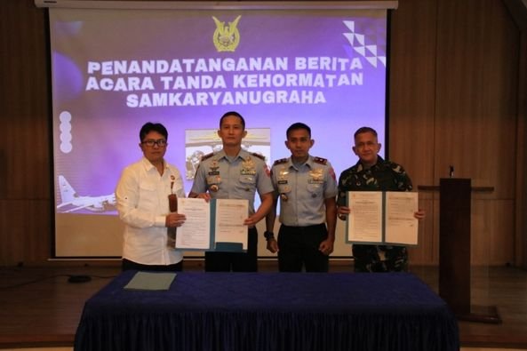 Dansat Bravo Hadiri Rapat Manuver Lapangan Penerima Penghargaan Samkarya Nugraha Oleh Presiden RI