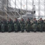 Derap Langkah Penuh Semangat, Prajurit Brigif 1 Marinir Berlatih Bela Diri Taktis (BDT) Dan Parade Langkah Deifile.