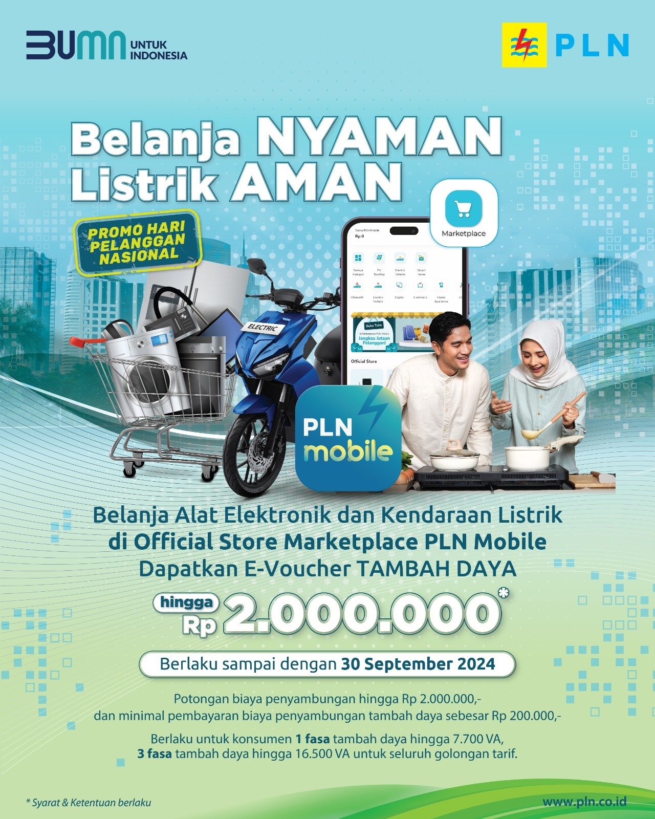 PLN Tasikmalaya Hadirkan Promo Belanja Nyaman Listrik Aman Dalam Rangka Hari Pelanggan Nasional