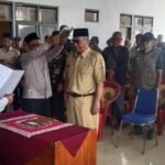 Jaga Kondusifitas Pelantikan PJ Kades Polsek Pamarican Siaga di Kantor Desa