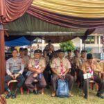 Polsek Cikoneng Polres Ciamis Hadiri Pesta Siaga Gerakan Pramuka Tingkat Kecamatan Cikoneng