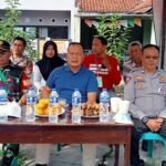 Polsek Cikoneng Polres Ciamis Datang dan Saksikan Pembukaan Turnamen Bola Voli Antar Club