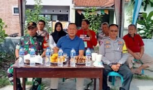 Polsek Cikoneng Polres Ciamis Datang dan Saksikan Pembukaan Turnamen Bola Voli Antar Club