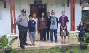 Berikan Rasa Aman, Polsek Cisaga Polres Ciamis Siagakan Personel PAM di Gereja Kristen Pasundan