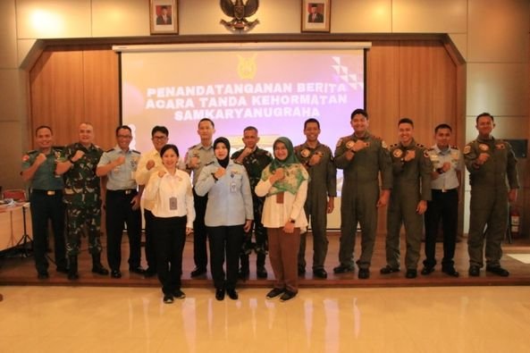 Dansat Bravo Hadiri Rapat Manuver Lapangan Penerima Penghargaan Samkarya Nugraha Oleh Presiden RI