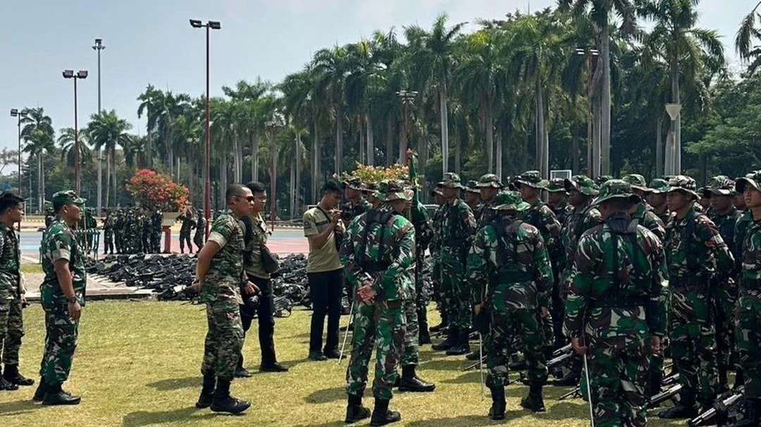 Pangkostrad Berikan Motivasi kepada Prajurit Jelang Upacara HUT ke-79 TNI