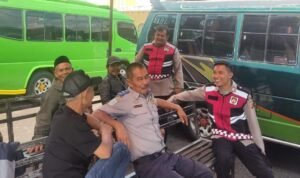 arga Tanjungjaya Ngobrol Bareng Anggota Polsek Rajadesa Bahas Cooling System
