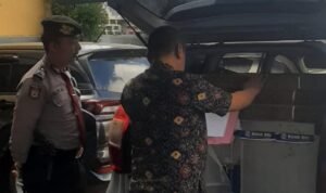Antisipasi Tindak Kriminalitas, Satuan Samapta Polres Ciamis Beri Pengawalan TKK BRI Cabang Ciamis