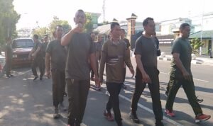 Tingkatkan Sinergitas, Kodim 0808/Blitar Dan Kejari Kab.Blitar Gelar Kegiatan Olahraga Bersama