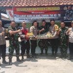 HUT TNI Ke - 79 Polsek Cimaragas Rayakan dengan Sinergitas bersama Koramil 1314