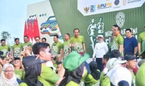 Panglima TNI Dampingi Presiden RI Hadiri Nusantara TNI Fun Run