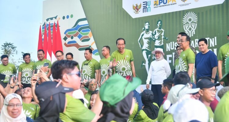 Panglima TNI Dampingi Presiden RI Hadiri Nusantara TNI Fun Run