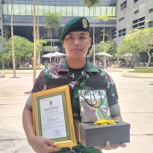 Prajurit Yonzipur 9 Divif 1 Kostrad Raih Penghargaan dari Kasad dalam Program TNI AD Manunggal Air