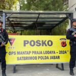 PENGAMANAN KANTOR KPU DAN BAWASLU PROVINSI JAWA BARAT PADA TAHAPAN KAMPANYE OLEH SAT BRIMOB POLDA JABAR