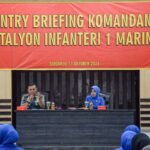 Awali Kepemimpinan, Letkol Marinir Siswanto M.Tr.Opsla Laksanakan Entry Briefing