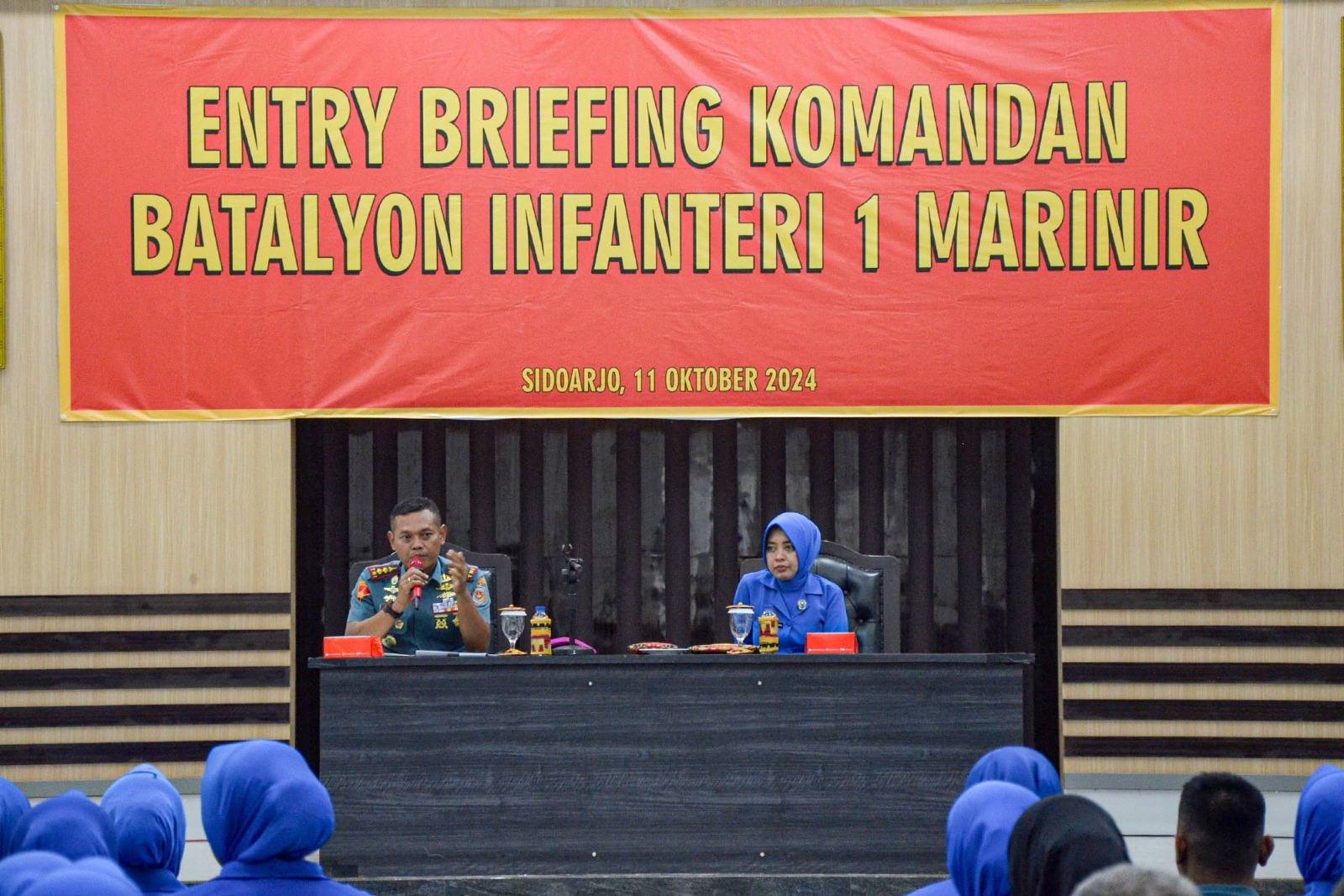 Awali Kepemimpinan, Letkol Marinir Siswanto M.Tr.Opsla Laksanakan Entry Briefing