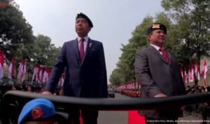 Jokowi-Prabowo Hadiri Apel Pengamanan Pengambilan Sumpah Presiden-Wapres